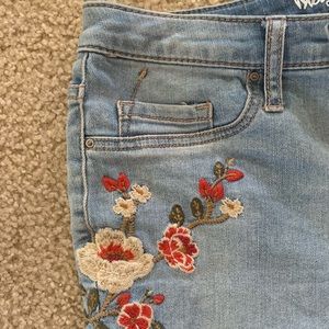 High rise denim jeggings